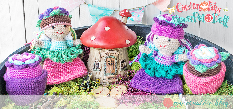 Garden Fairy Flower Pot Doll – Crochet&nbsp;Pattern
