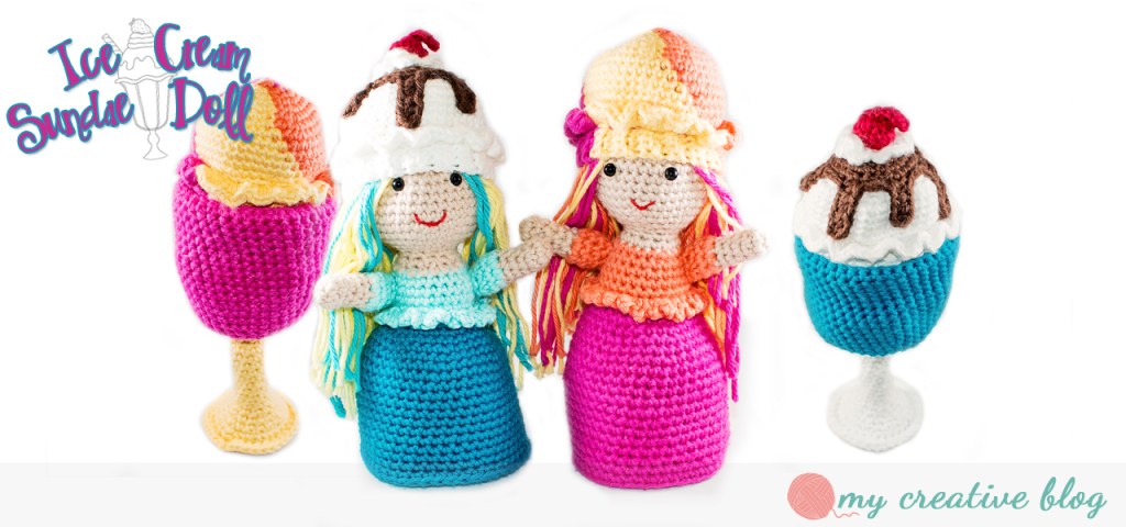 Ice Cream Sundae Doll – Crochet&nbsp;Pattern