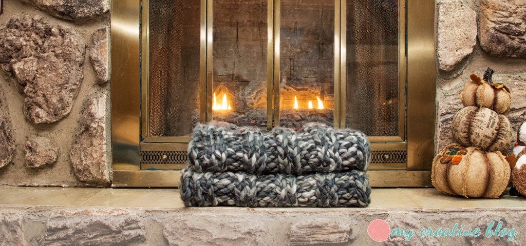 Double Ribbed Chunky Knit Throw – Knit&nbsp;Pattern