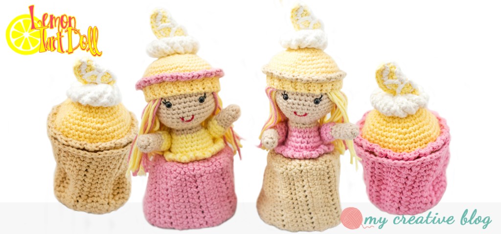 Lemon Tart Cupcake Doll – Crochet Pattern