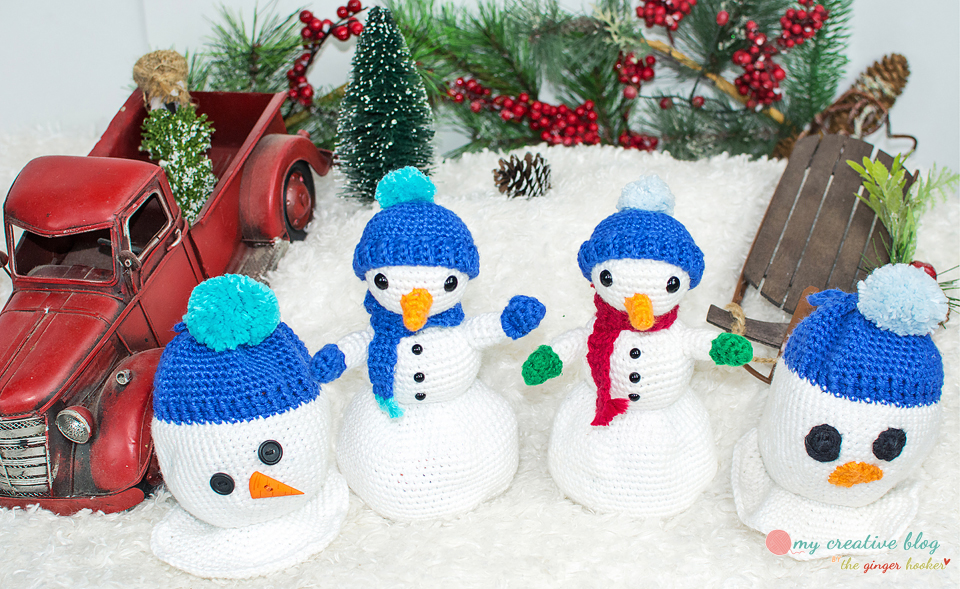 Melting Snowman Doll – Crochet&nbsp;Pattern