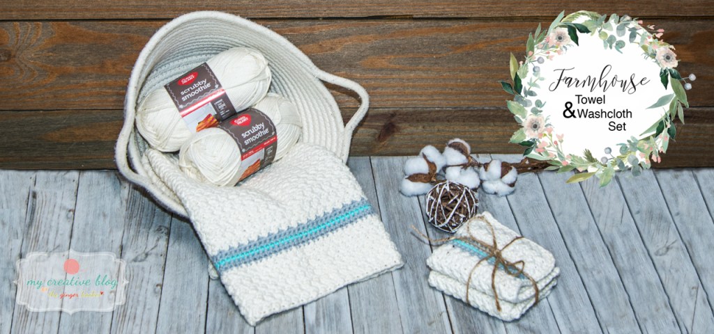 Farmhouse Towel & Washcloth Set – Crochet&nbsp;Pattern